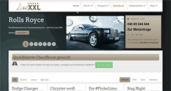 Desktop Screenshot of limo-xxl.eu